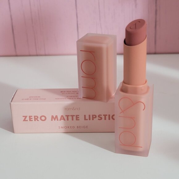 Romand Zero Matte Lipstick - Shade Smoked Beige NIB - Picture 5 of 13